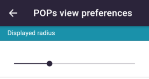 POPs display settings