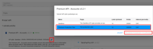 Nastavit produkční plán v editaci aplikace a odsouhlasit podmínky používání