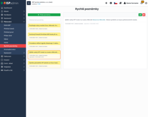 Přehled rychlých poznámek