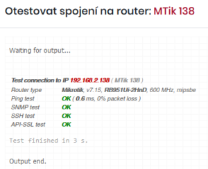 Test spojení API-SSL